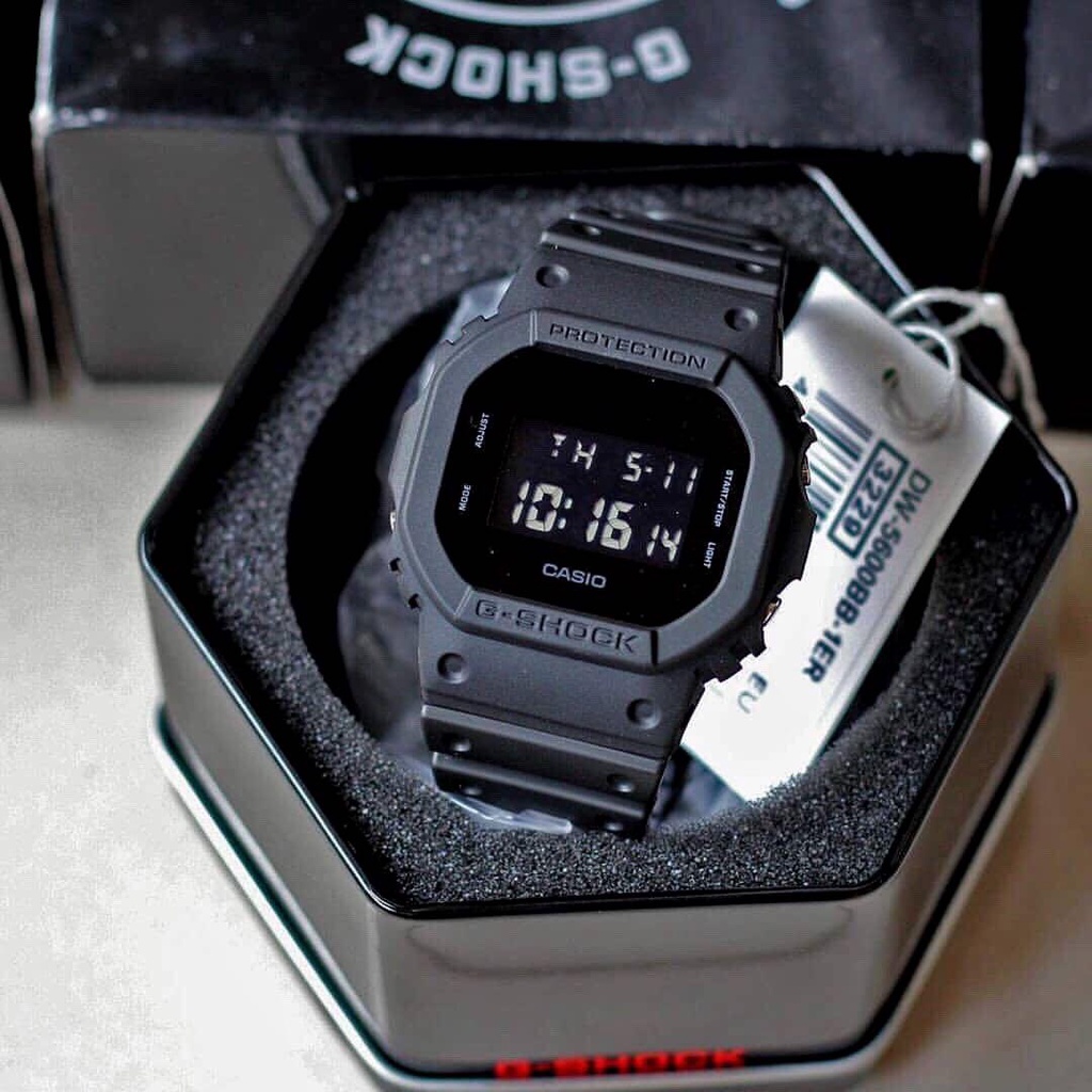 Đồng Hồ Thể Thao Nam Nữ CASIO G-Shock DW-5600  Chống va đập, ảnh thật, full box , Autolight , chống nước chống shock