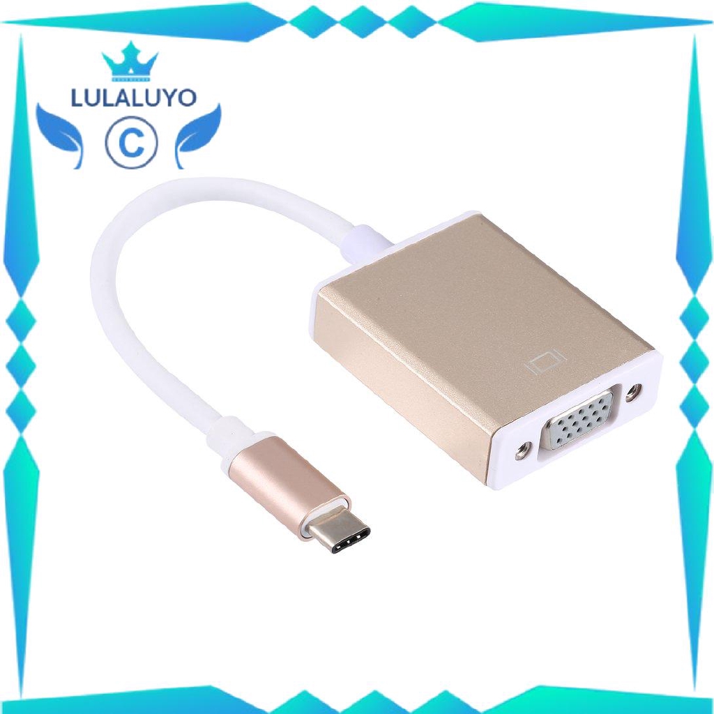 Cáp Chuyển Đổi Từ Cổng Usb C Type C Thunderbolt 3 Sang Vga Cho Macbook