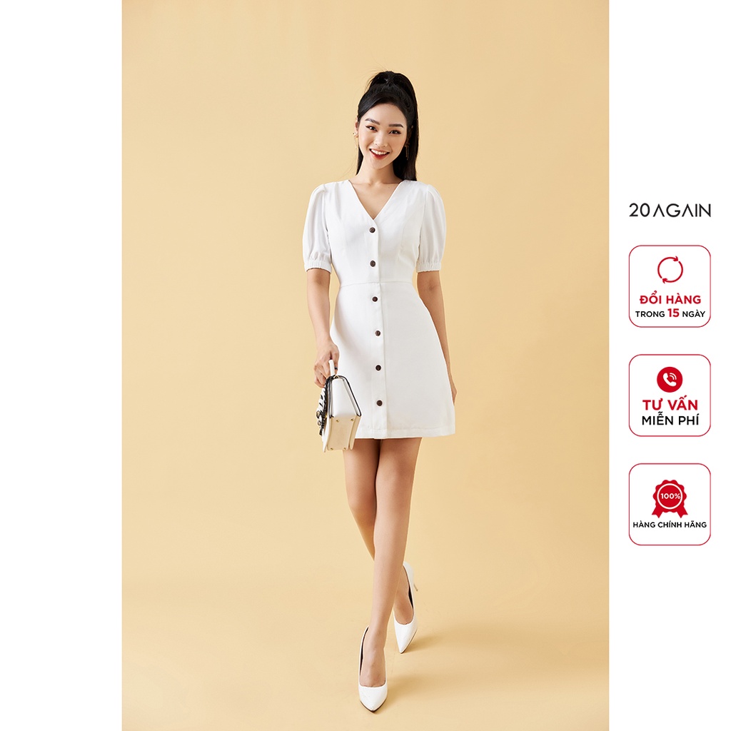 Đầm ôm ngắn tay gấu tay chun DOA0076 - 20Again | WebRaoVat - webraovat.net.vn