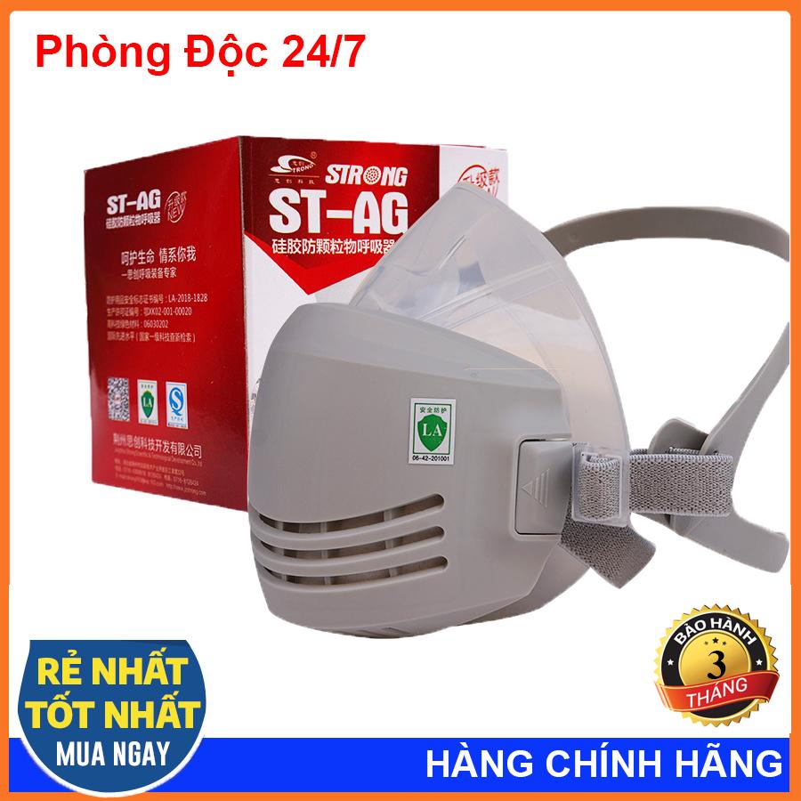 Mặt Nạ Chống Bụi Silicol Trong Suốt ST_AG,Khẩu Trang Chống Bụi Nhà Máy