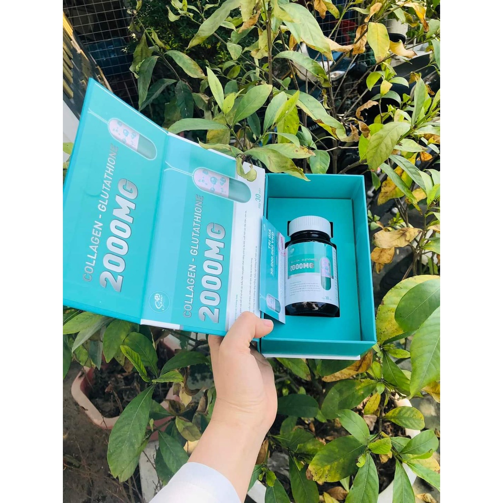 Viên Uống Giảm Nám Trắng Da Glutathione 2000 mg Dr.Lacir