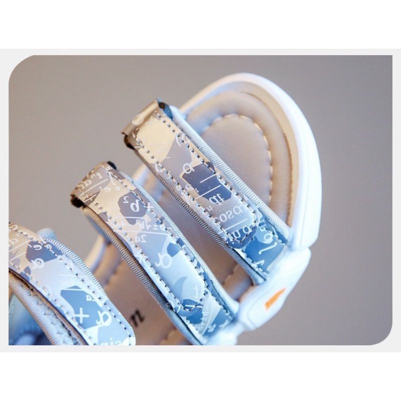 Dép sandal thể thao cho bé trai 2-7 tuổi siêu nhẹ quai ngang đế êm chống trượt thời trang