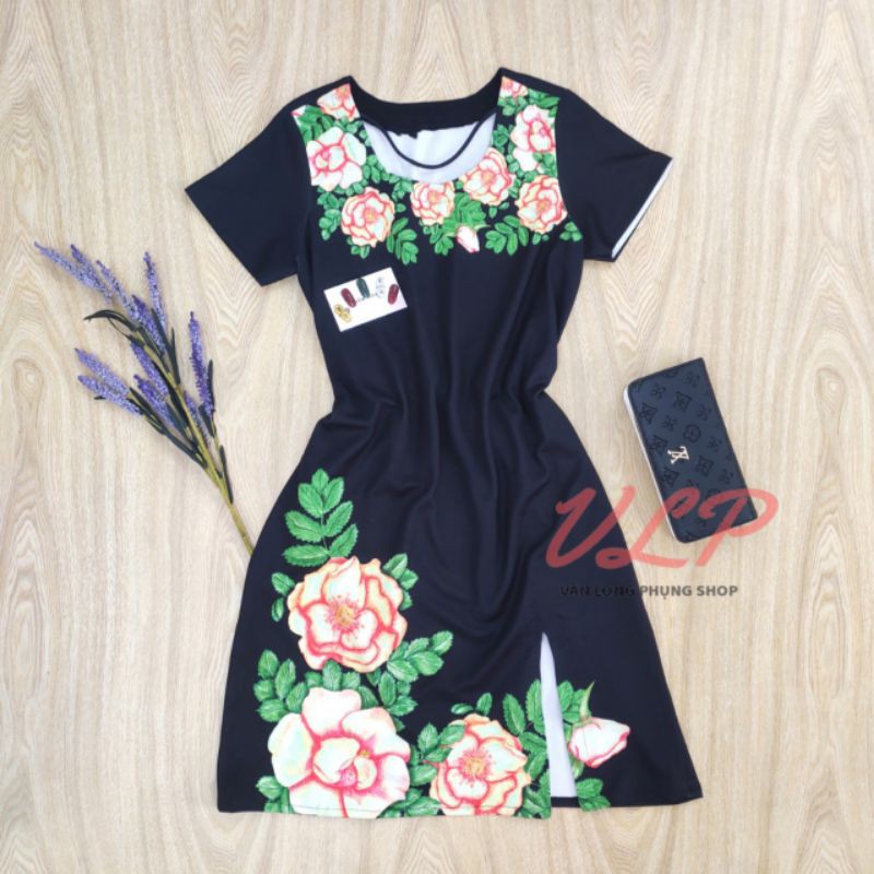 [THANH LÝ] ĐẦM BẦU THUN DẦY CO GIÃN CỰC TỐT