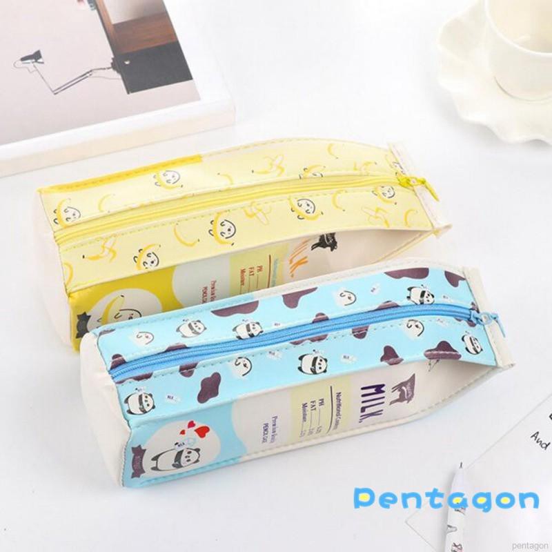 Túi đựng bút đa năng tiện dụng in họa tiết xinh xắn dành cho nữ