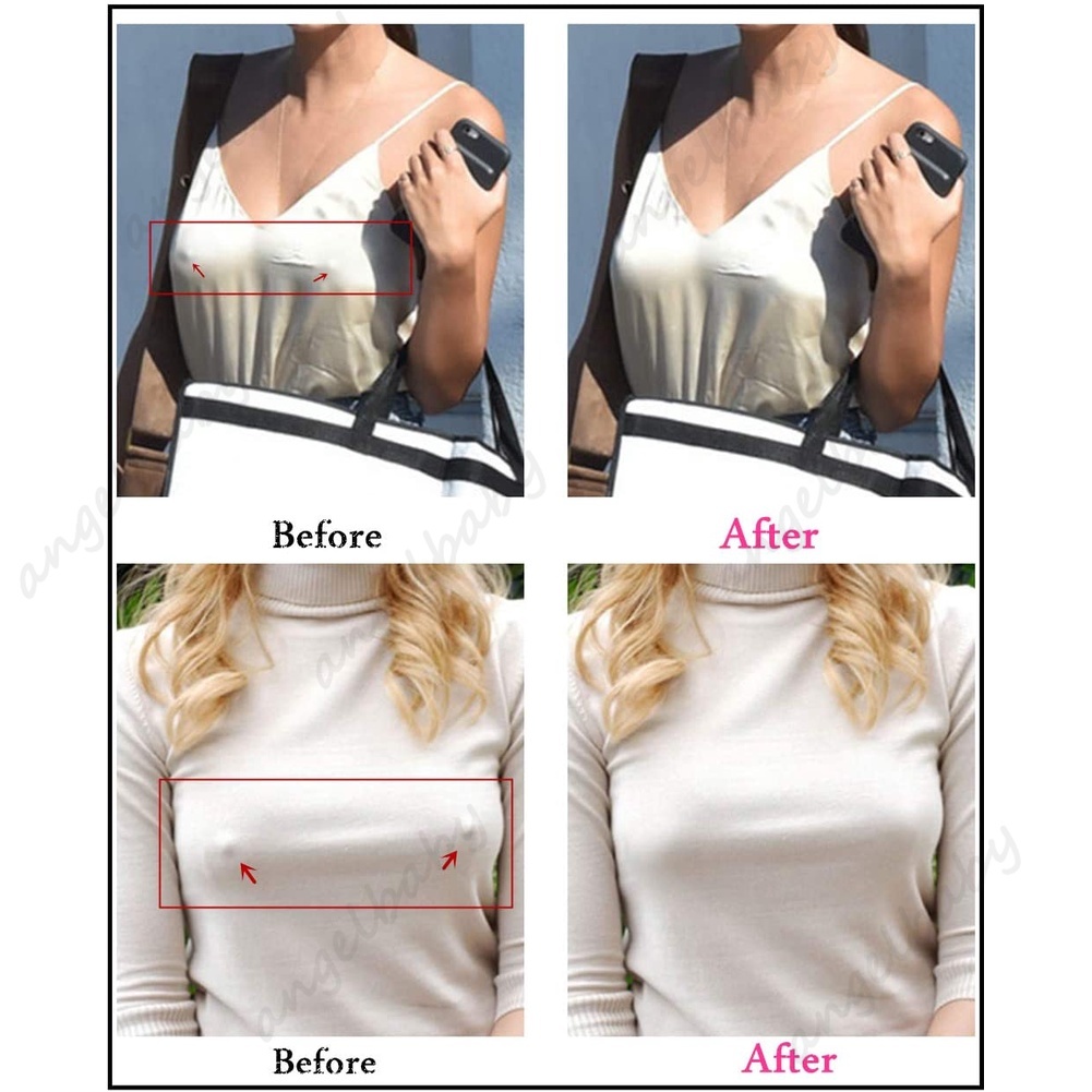 Miếng Dán Ngực Tàng Hình Có Miếng Dán Bảo Vệ Ngực Và Núm Vú Vô Hình