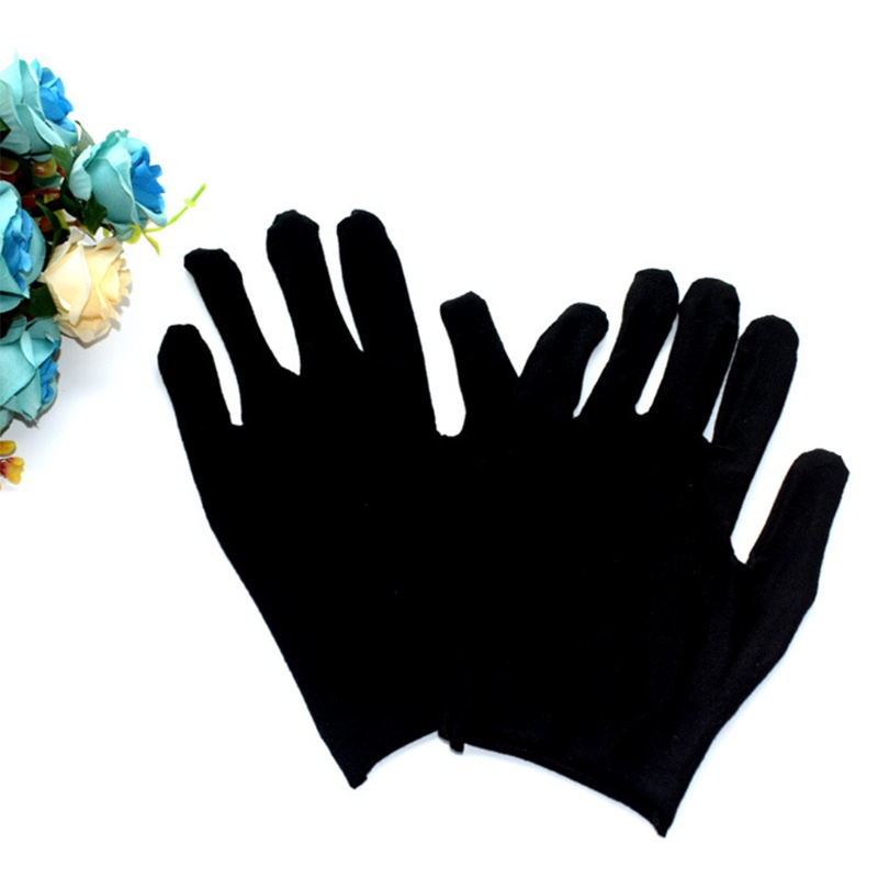 Set 12 Cặp Găng Tay Tuxedo Màu Đen Trang Trọng Co Giãn Mùa Đông Cho Nam Và Nữ