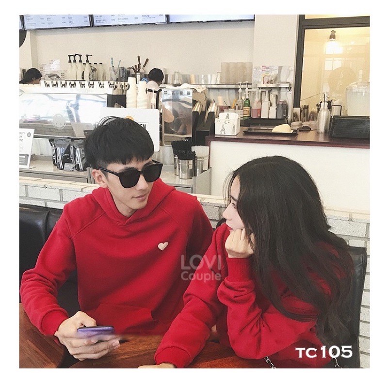 Hoodie nỉ in ♥️ trang trí (có bán lẻ) (có 4 màu)