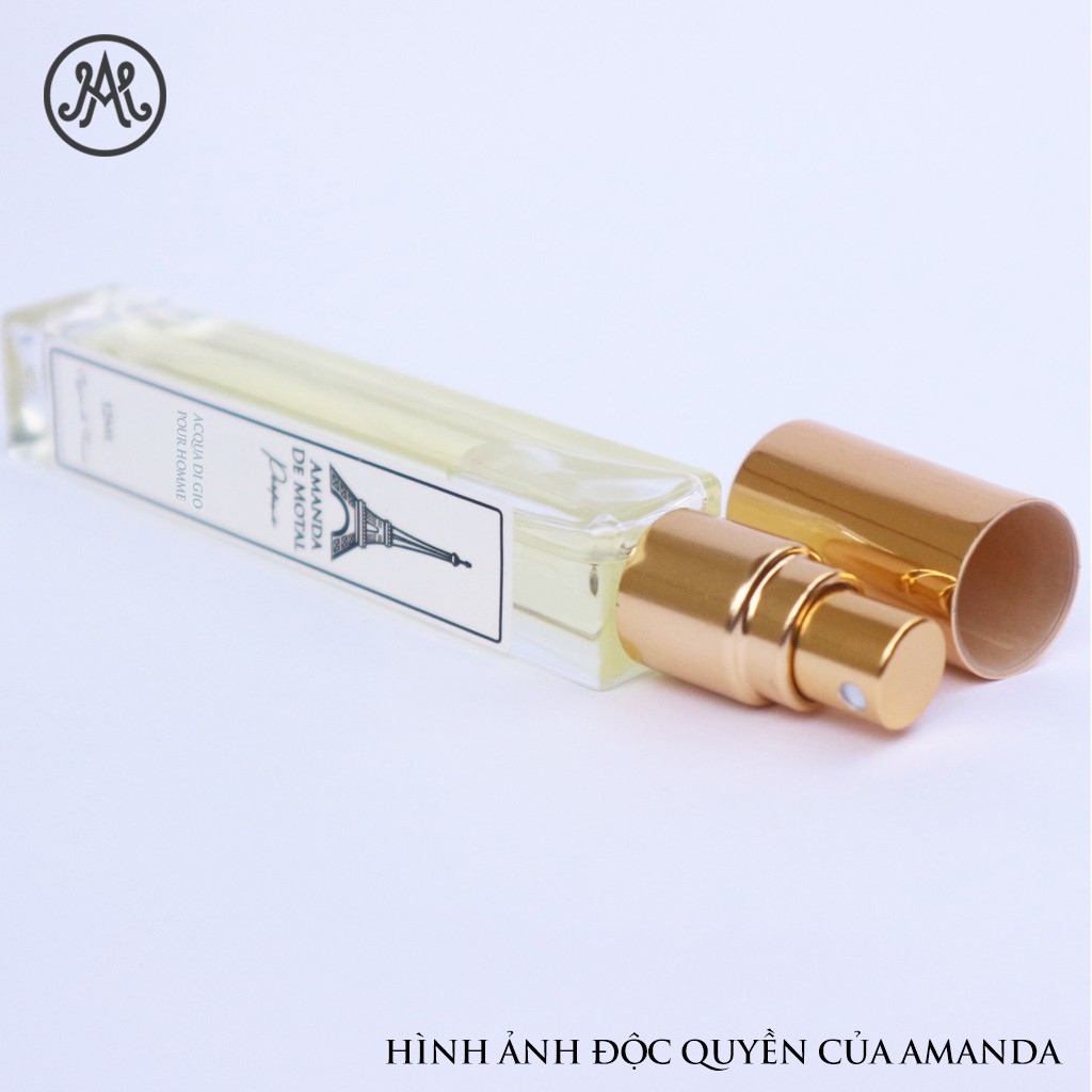 Tinh Dầu Nước Hoa Amanda Giorgio Armani Acqua Di Gio Pour Homme For Men 1.5 - 12ml, Hấp Dẫn, Tươi Mát, Nam Tính, Tinh Tế