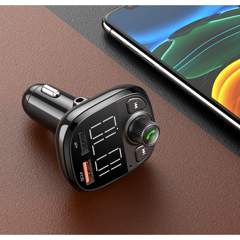 TẨU Bluetooth phát nhạc MP3 từ USB, điện thoại ra loa ô tô chính hãng