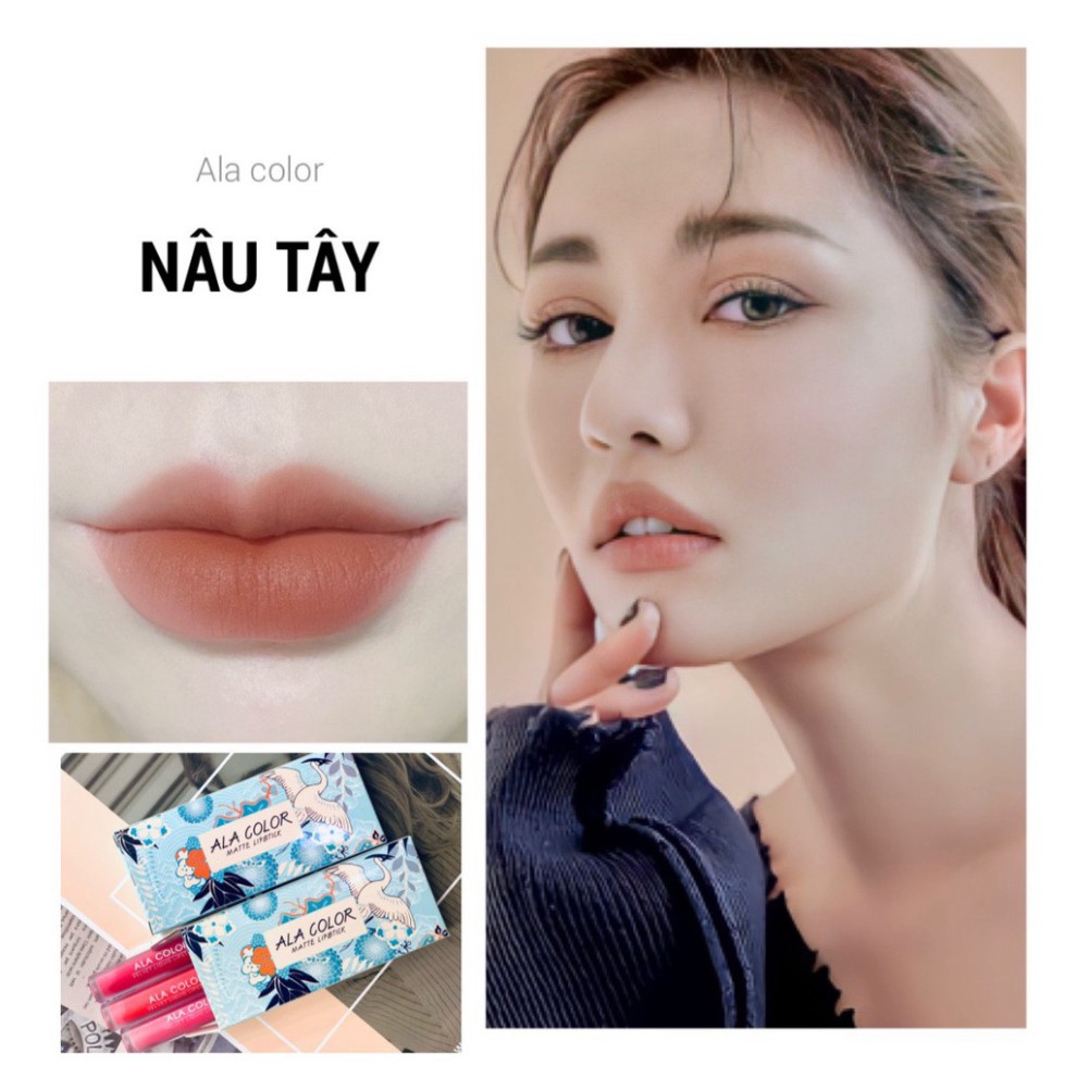 SON KEM LÌ ALA COLOR LIPSTICK PHIÊN BẢN GIỚI HẠN_9 màu son độc quyền .. | BigBuy360 - bigbuy360.vn