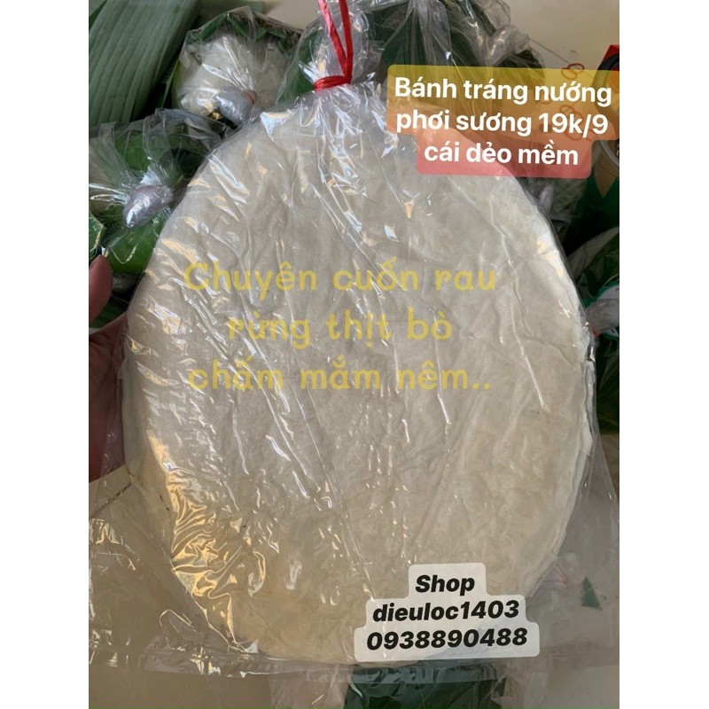 [Mã 77FMCGSALE1 giảm 10% đơn 250K] Bánh tráng phơi sương cuốn thịt luộc đặc sản chính gốc Tây Ninh