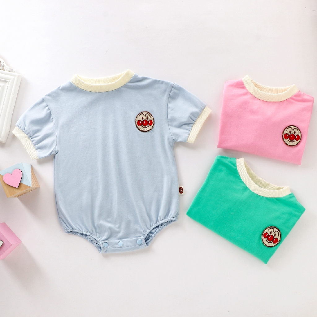 Bộ Áo Liền Quần Cotton Dễ Thương Dành Cho Trẻ Sơ Sinh