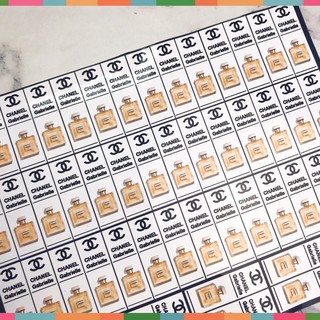 20 tem dán chai chiết nước hoa - Decal bóc dính