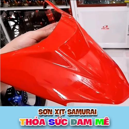 SƠN SAMURAI COMBO MÀU ĐỎ TƯƠI GỒM 4 CHAI