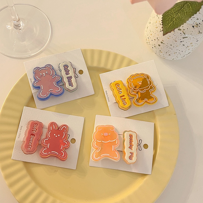 Kẹp Tóc Hình Hoạt Hình Xinh Xắn Cho Bé Gái