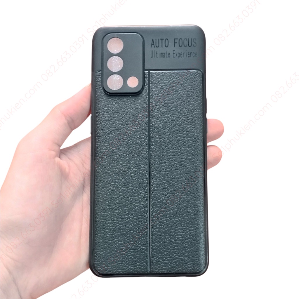 Ốp lưng Oppo A74 4G / Oppo A95 loại dẻo đen TPU và loại dẻo đen Auto giả da bền đẹp