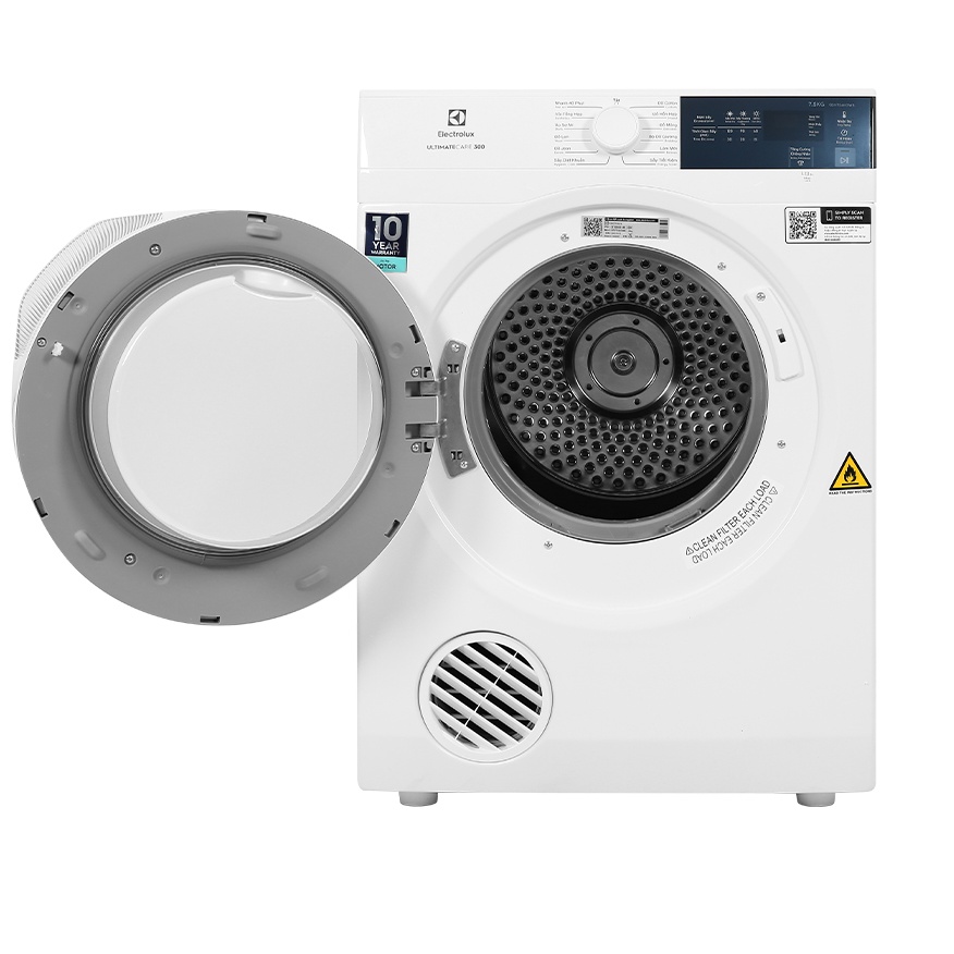 EDV754H3WB - MIỄN PHÍ CÔNG LẮP ĐẶT - MÁY SẤY THÔNG HƠI EDV754H3WB 7.5 KG