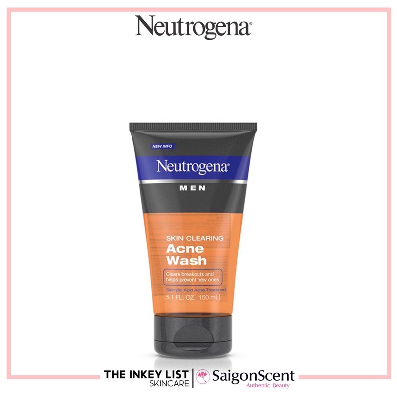 Sữa rửa mặt Neutrogena Men Skin Clearing Acne Wash  ( 150mL )