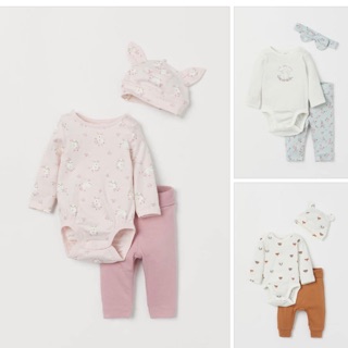 Bộ 3 chi tiết cho bé size 6-9m