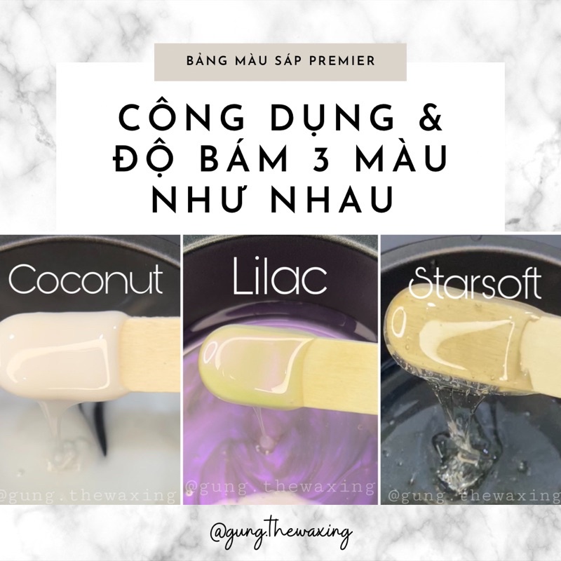 SÁP WAX TẨY LÔNG DÒNG CAO CẤP PREMIER USA SIÊU BÁM LÔNG