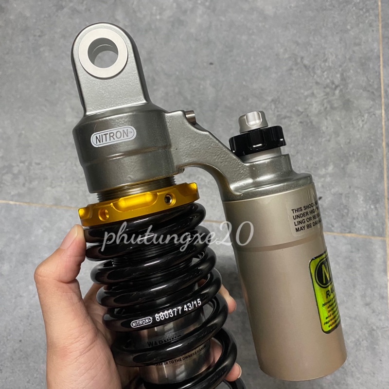 Phuộc nhún sau Nitron bình dầu gắn xe tay ga 1 phuộc Vario Vision Click Lead Janus Luvias Ultimo Sh Mode ...