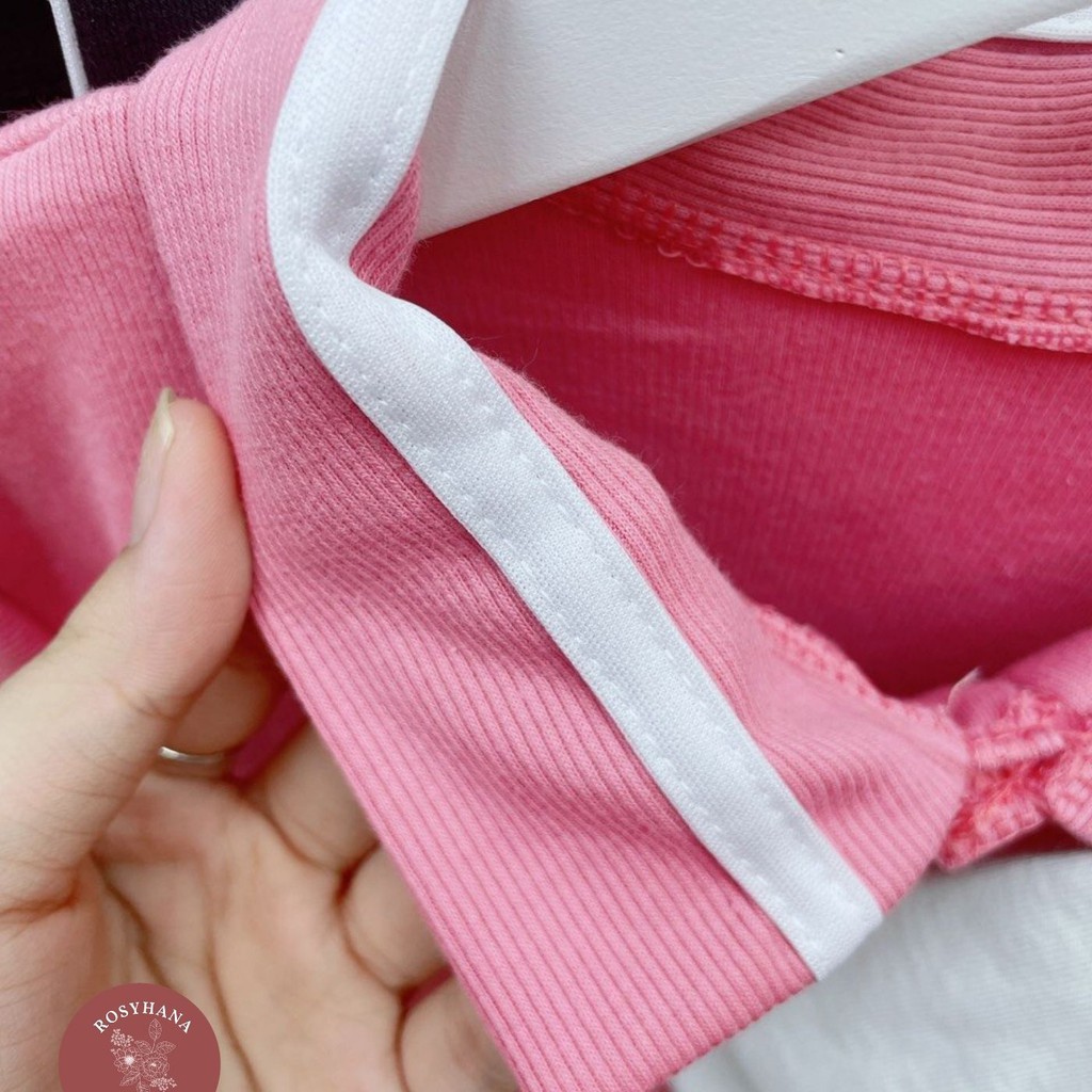 Váy Polo Cổ Bẻ Thêu Gấu Chất Liệu Bozip_ROSYHANA_CÓ ĐÁNG GIÁ VÀ VIDEO