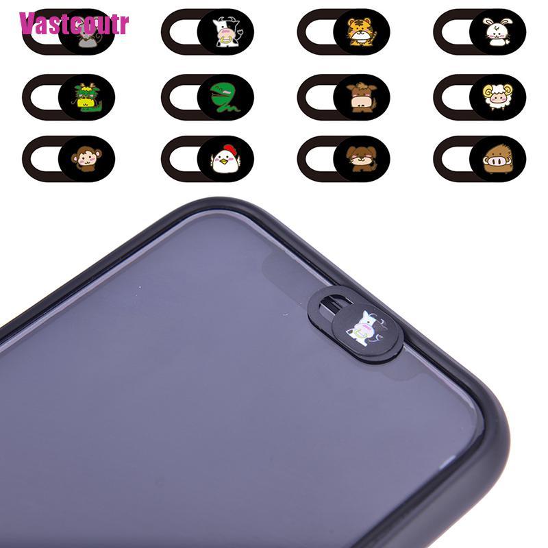 Vỏ Bọc Bảo Vệ Webcam / Điện Thoại / Laptop In Hình Động Vật Dễ Thương