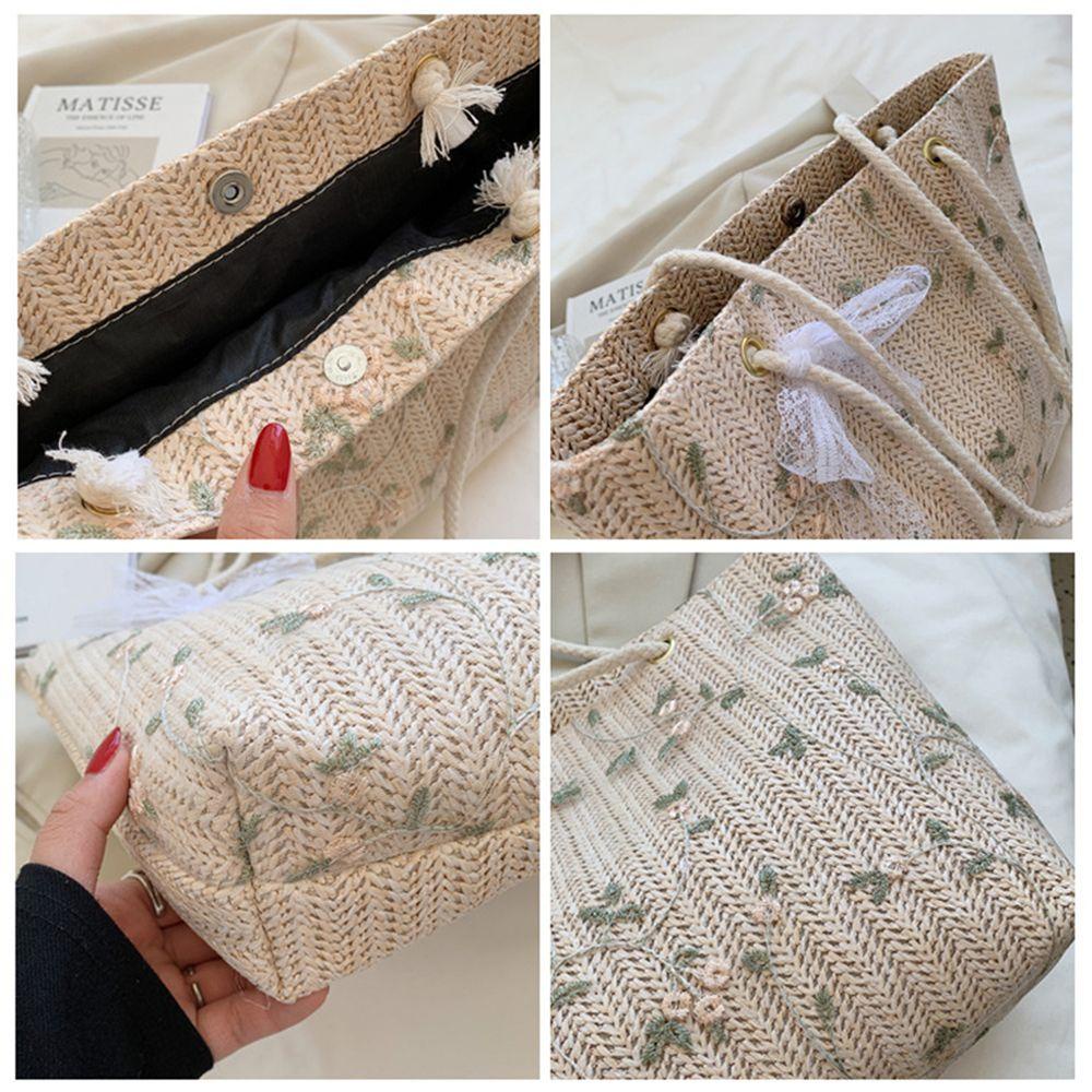 UUMIR Túi Xách Đan Rơm Thời Trang Mùa Hè Cho Nữ