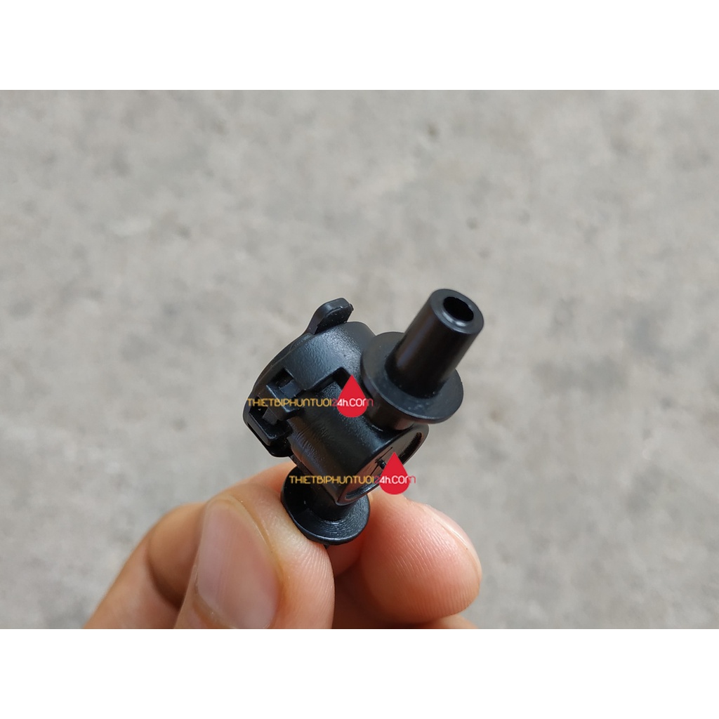 Van bù áp chống rỉ rò nước đầu béc cân bằng áp lực 1 đầu trơn 1 đầu gài cho béc phun sương dây 8mm 8li - MHL