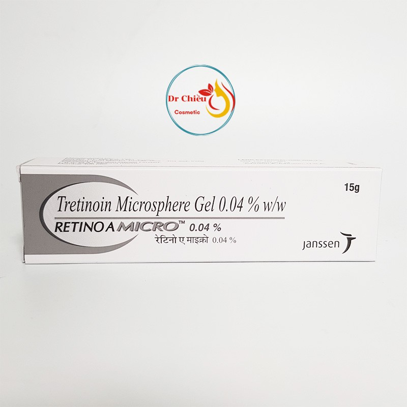 Gel Tretinion microsphere gel 0.04%( retino A 0.04%) Tretinoin [CHÍNH HÃNG ]  chống lão Hóa