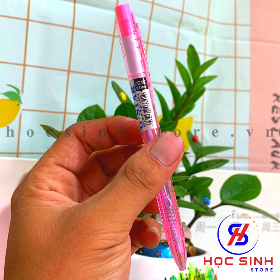 Gói 5 cây bút bi OG-38 Xanh Thái Lan hiệu GSTAR - Học Sinh Store