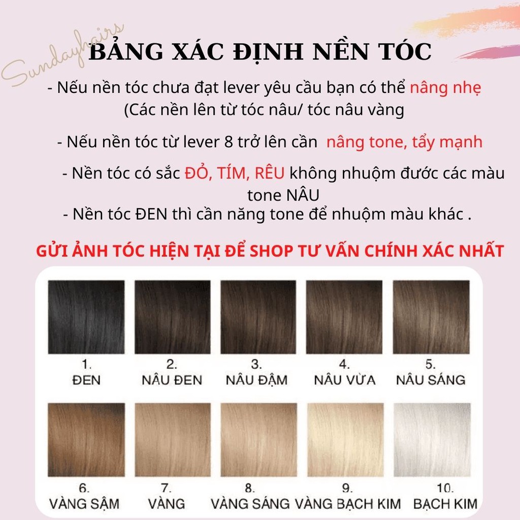 Thuốc Nhuộm Tóc Màu Nâu Socola