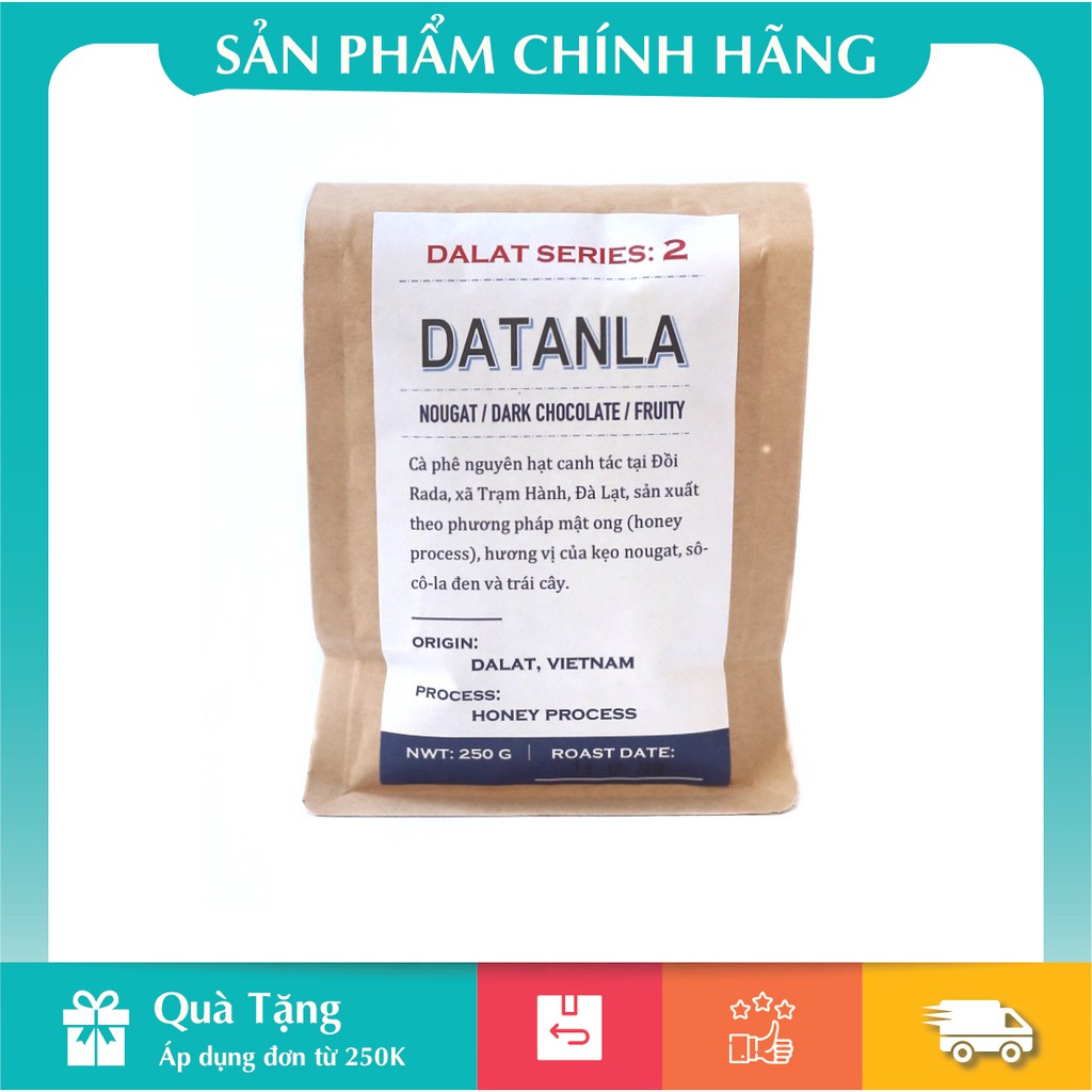 [HÀNG CÔNG TY] Cà Phê Nguyên Hạt LÀ VIỆT - DATANLA 250g