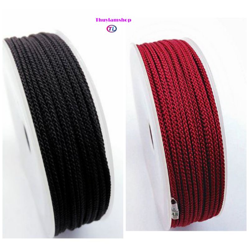 Cuộn dây dù xoắn 3mm làm vòng cổ cuộn dài 20m