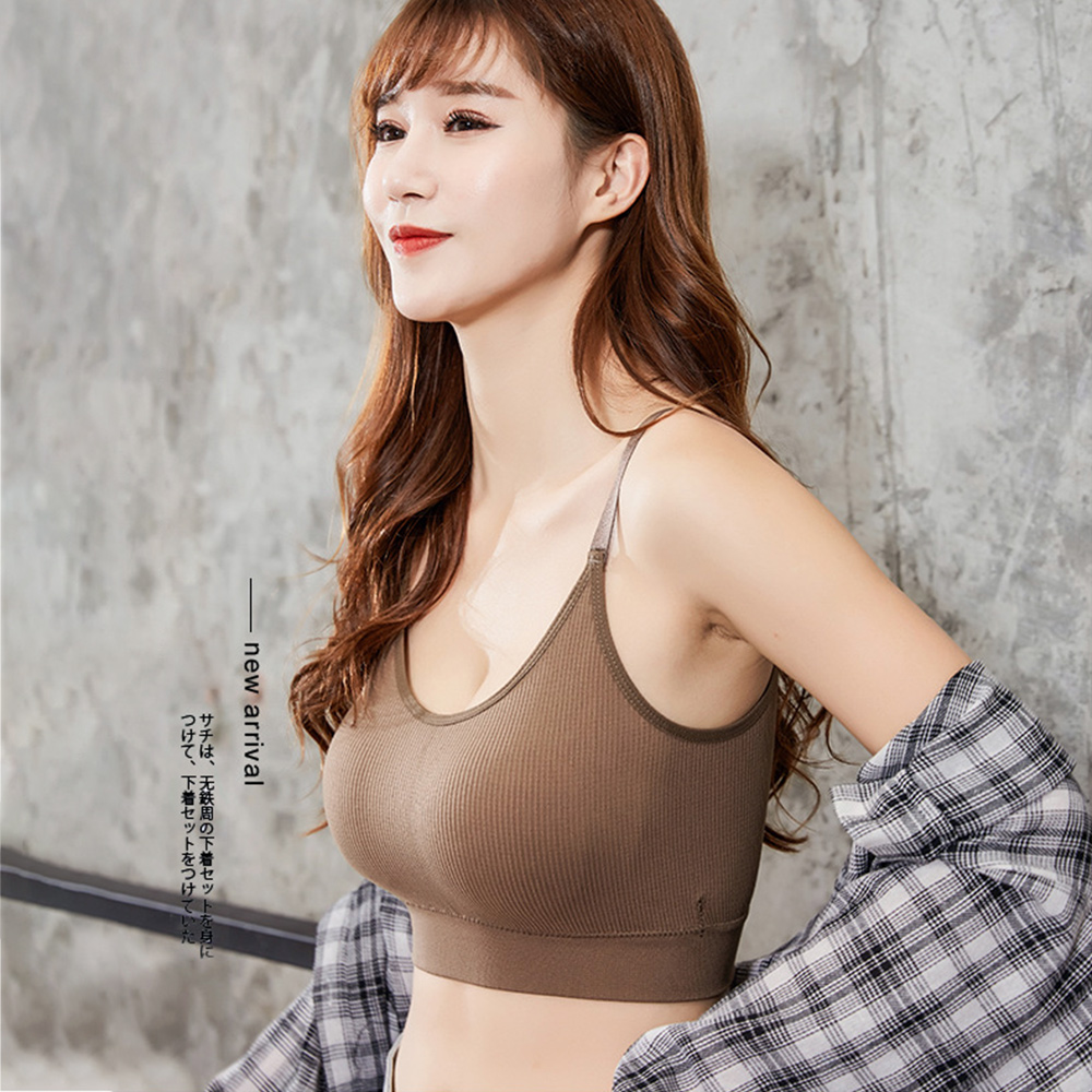 【Ready Stock】Quick-drying Running Fitness Sport Bra Chest