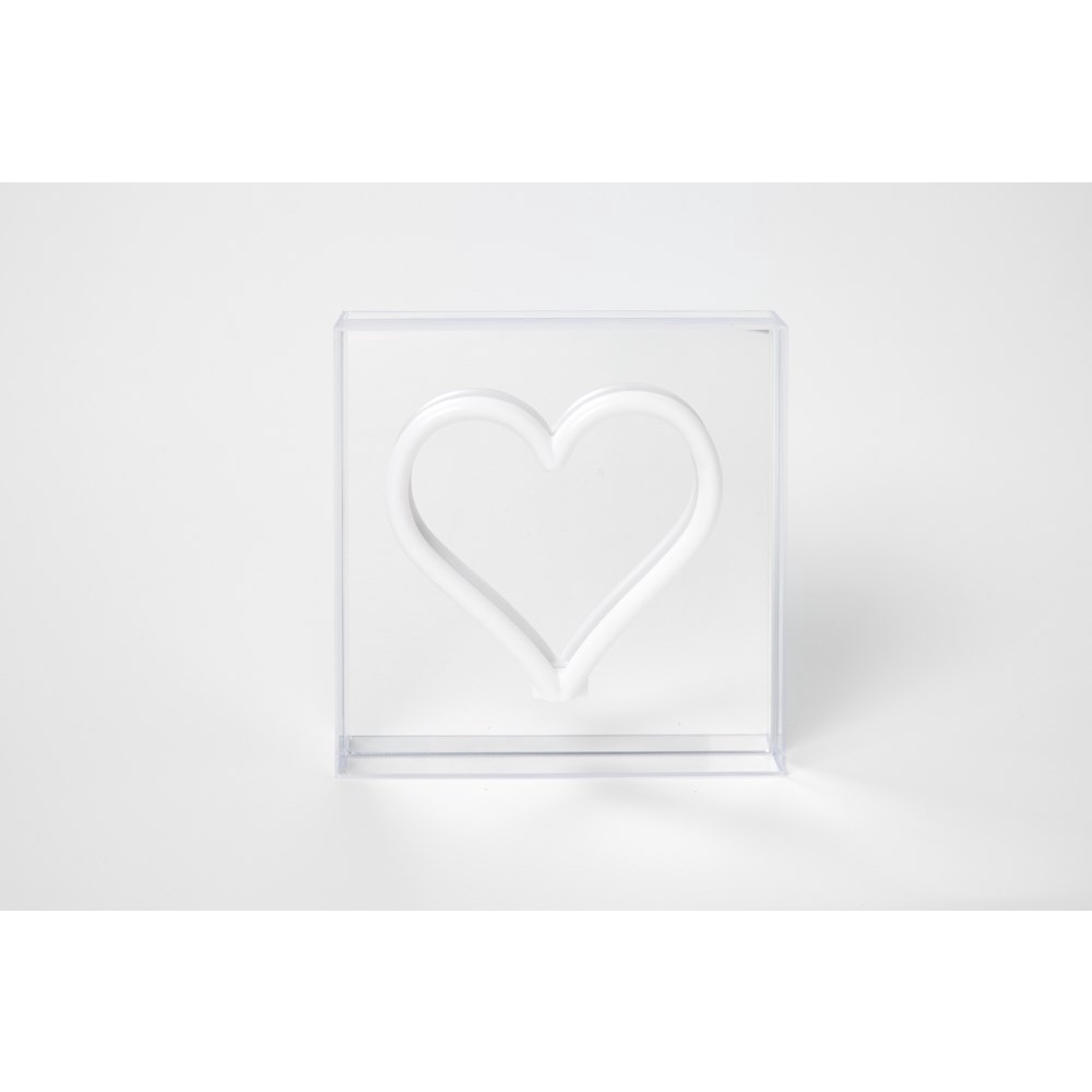 Đèn Neon ARTBOX Hàn Quốc Hình Trái Tim Thiết Kế Kiểu Gương