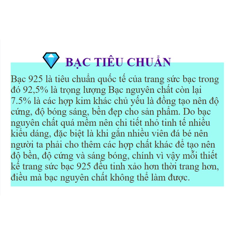 Bông tai cánh bướm trắng bạc 9255 M14