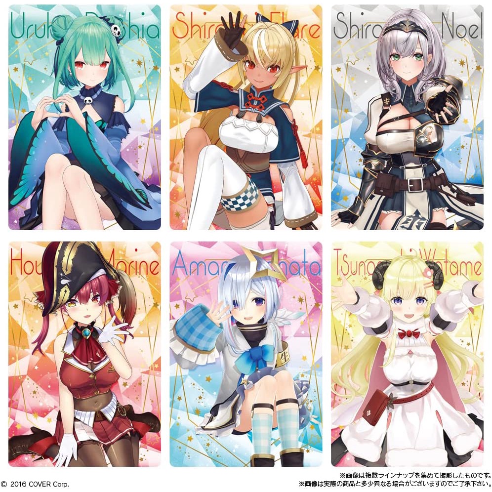 Thẻ bài sưu tập bánh xốp Wafer Hololive chính hãng - Gói mới chưa bóc