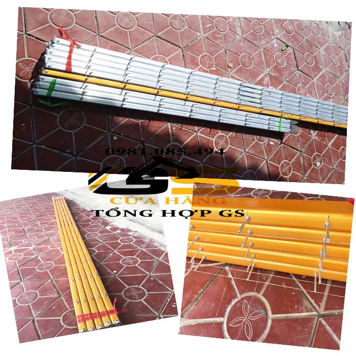 Thước dây gạt vữa cán tường xây dựng 2 mét, thước dây gạt vữa cán tường 1,2 m