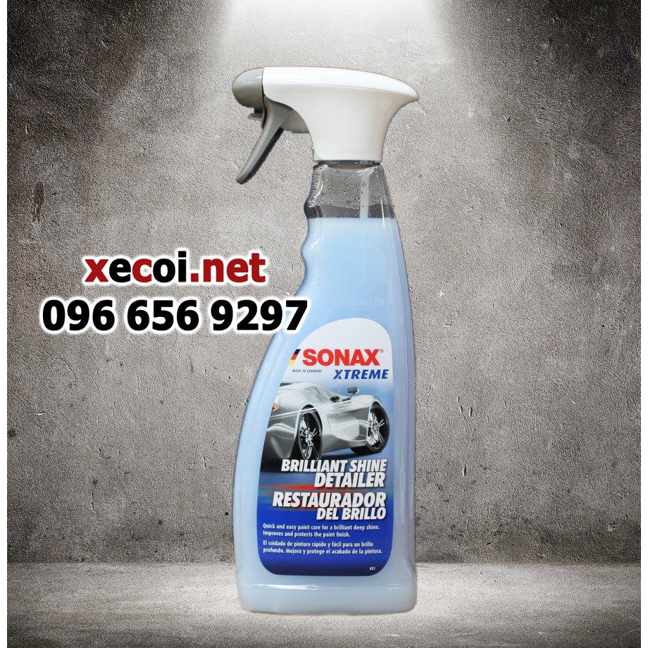 (giá tốt) Đánh bóng nhanh khi khô Sonax Extreme Brilliant Shine Detailer chai lớn 750ml