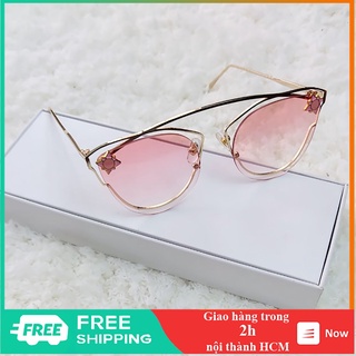Mắt kính in hình hoa hướng dương full box giá siêu rẻ - MK0116