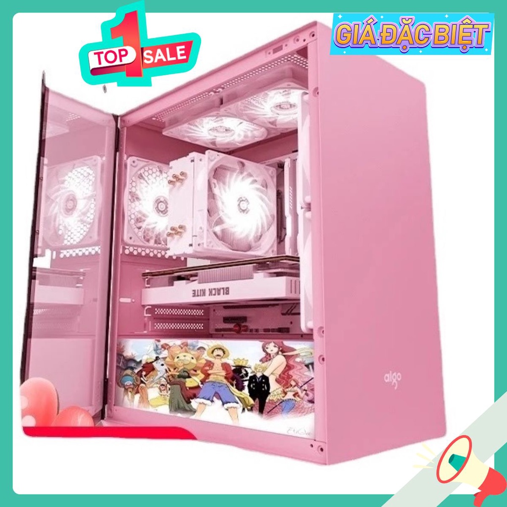 Vỏ case Aigo Yogo M2 M- ATX Màu Trắng đen hồng xám