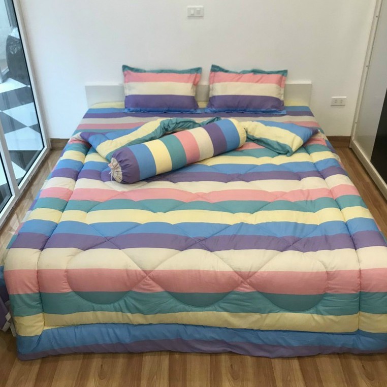 Bộ 5 Món Vỏ Chăn Ga Gối ⚡𝐅𝐑𝐄𝐄 𝐒𝐇𝐈𝐏⚡ Coton poly cao cấp,đáng yêu bò sữa phong cách hàn quốc đủ size | BigBuy360 - bigbuy360.vn