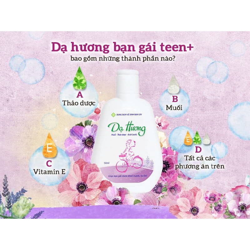 Dung dịch vệ sinh - Dạ Hương Teen 100ml