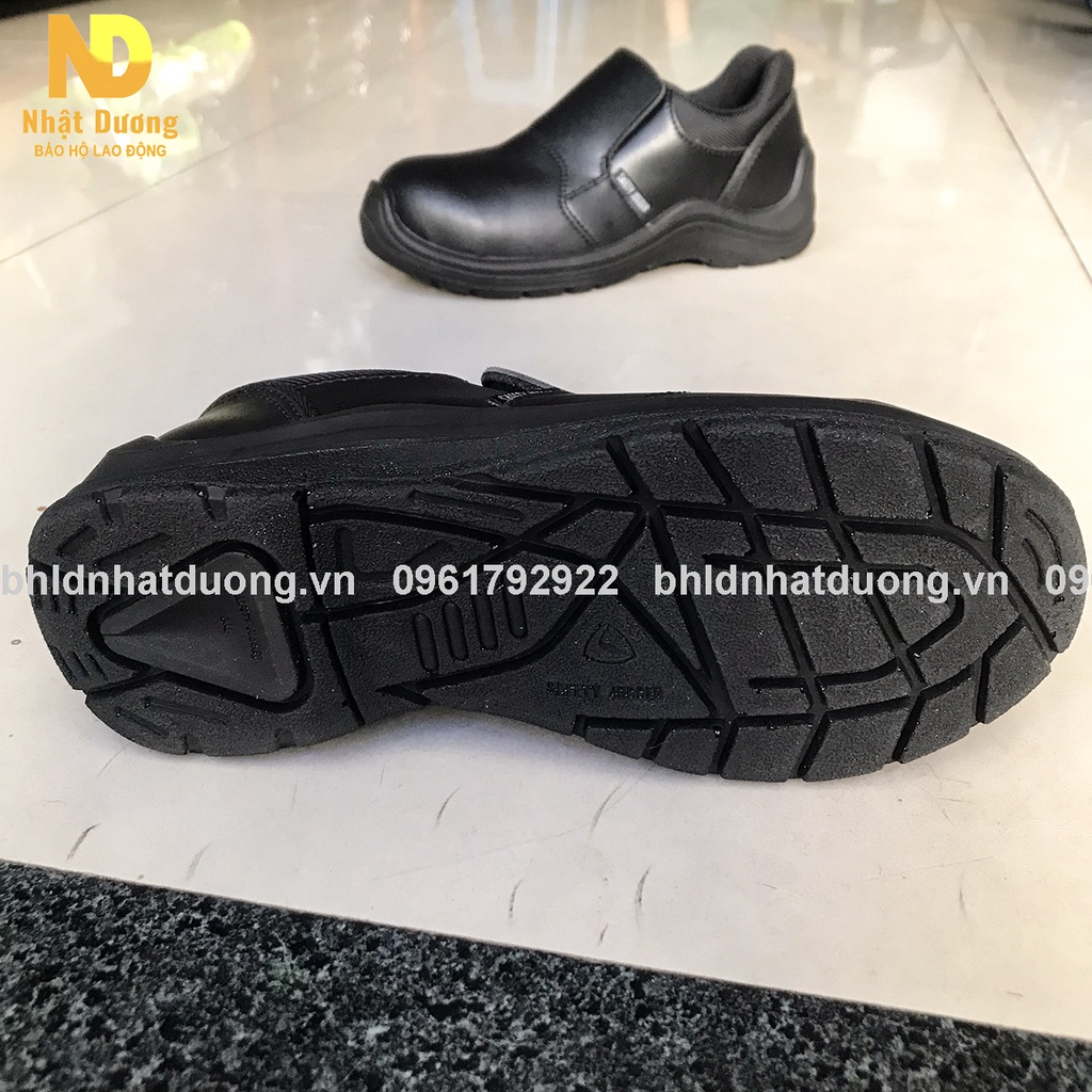 Giày bảo hộ lao động nam Jogger Dolce S3 SRC giày xỏ da bò cao cấp chống nước cấu tạo phi kim chống trượt chuẩn SRC