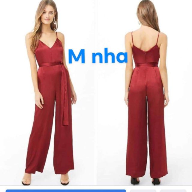 jumpsuit đỏ