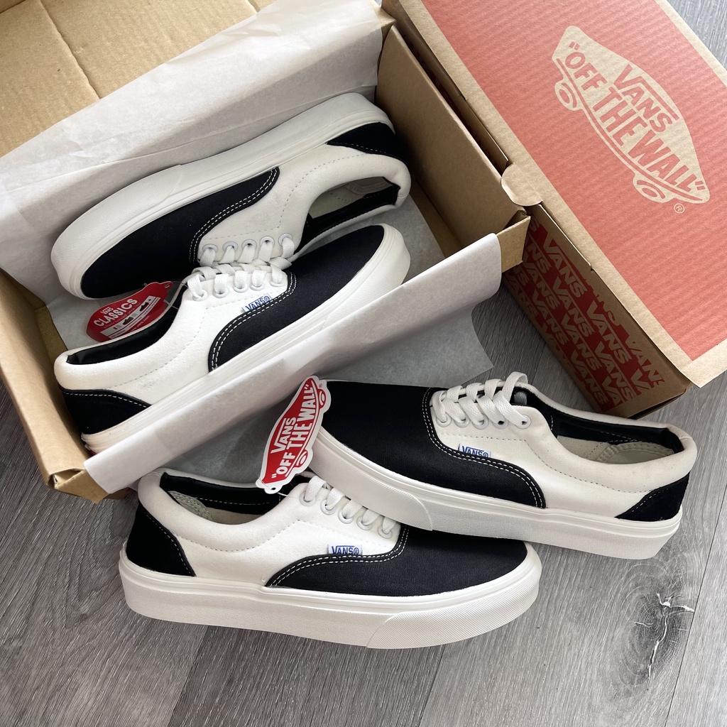GIÀY VANS ERA TRẮNG ĐEN LAI AU SC