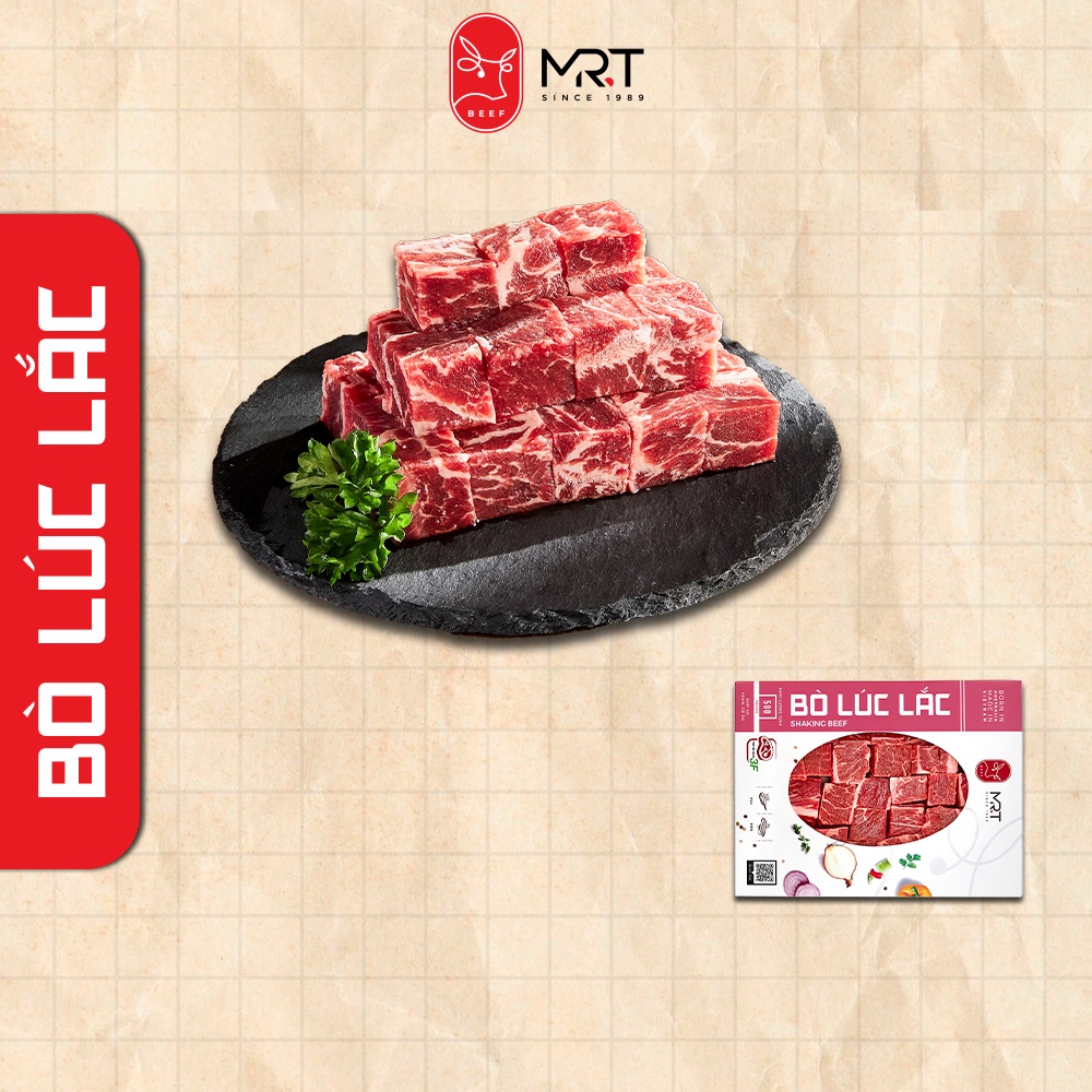 Bò Úc cắt khối lúc lắc 500gr | 100% nhập khẩu | Dùng ăn lẩu và nướng | Giao siêu tốc HCM | Mr.T Beef