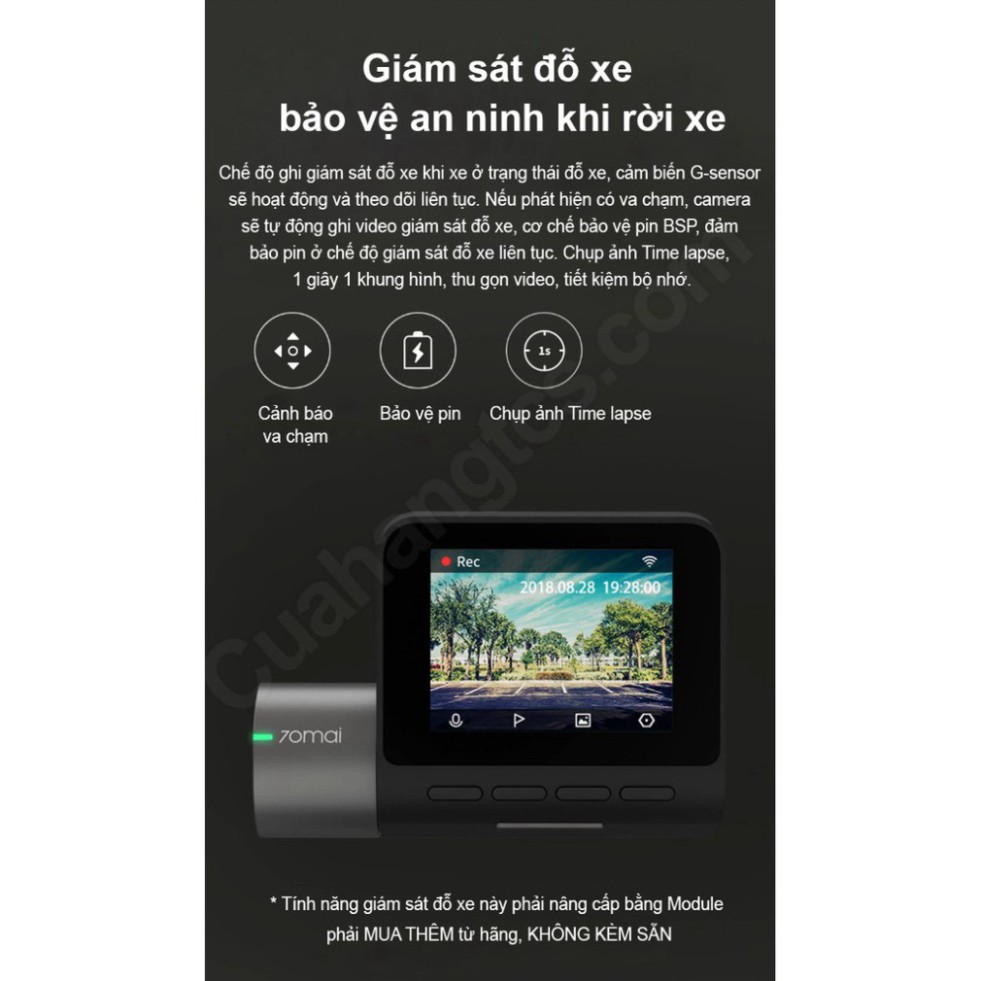 GIÁ CHƯA TỪNG CÓ Camera hành trình Xiaomi 70mai Pro bản quốc tế chính hãng GIÁ CHƯA TỪNG CÓ | BigBuy360 - bigbuy360.vn