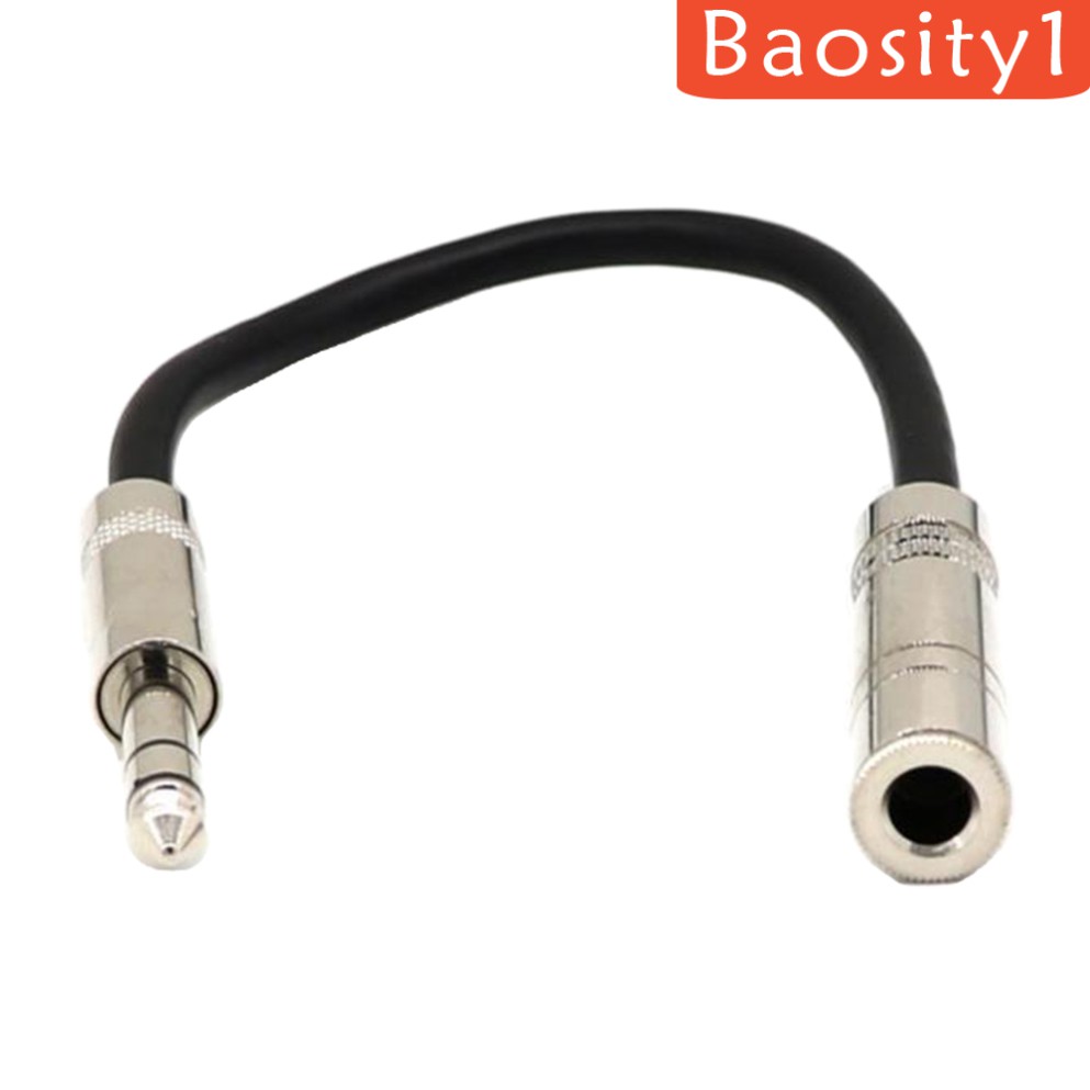 Dây Cáp Âm Thanh Nối Dài 20cm 6.35mm Female Sang Male